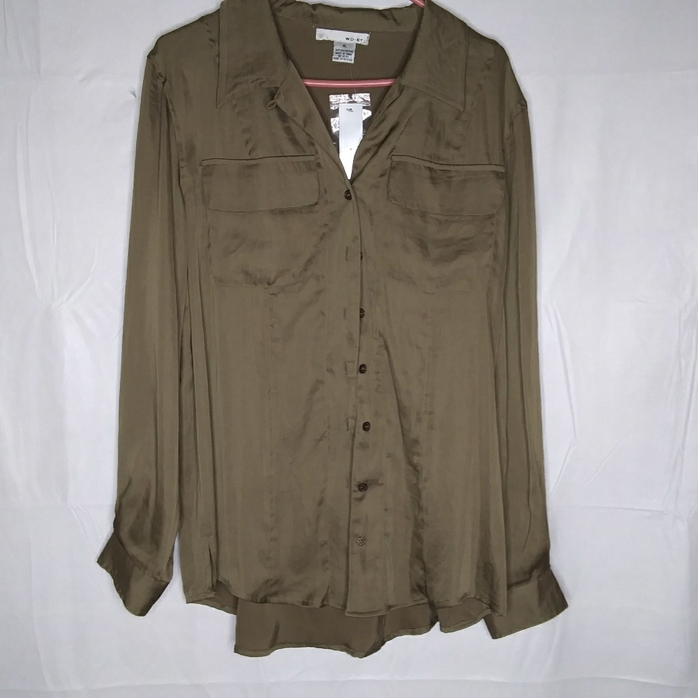 NWT WD-NY Long sleeve XL Blouse